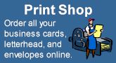 Get your custom printing done through Print Shop.
